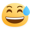表情[豆仔/流汗微笑]-阿呆博客
