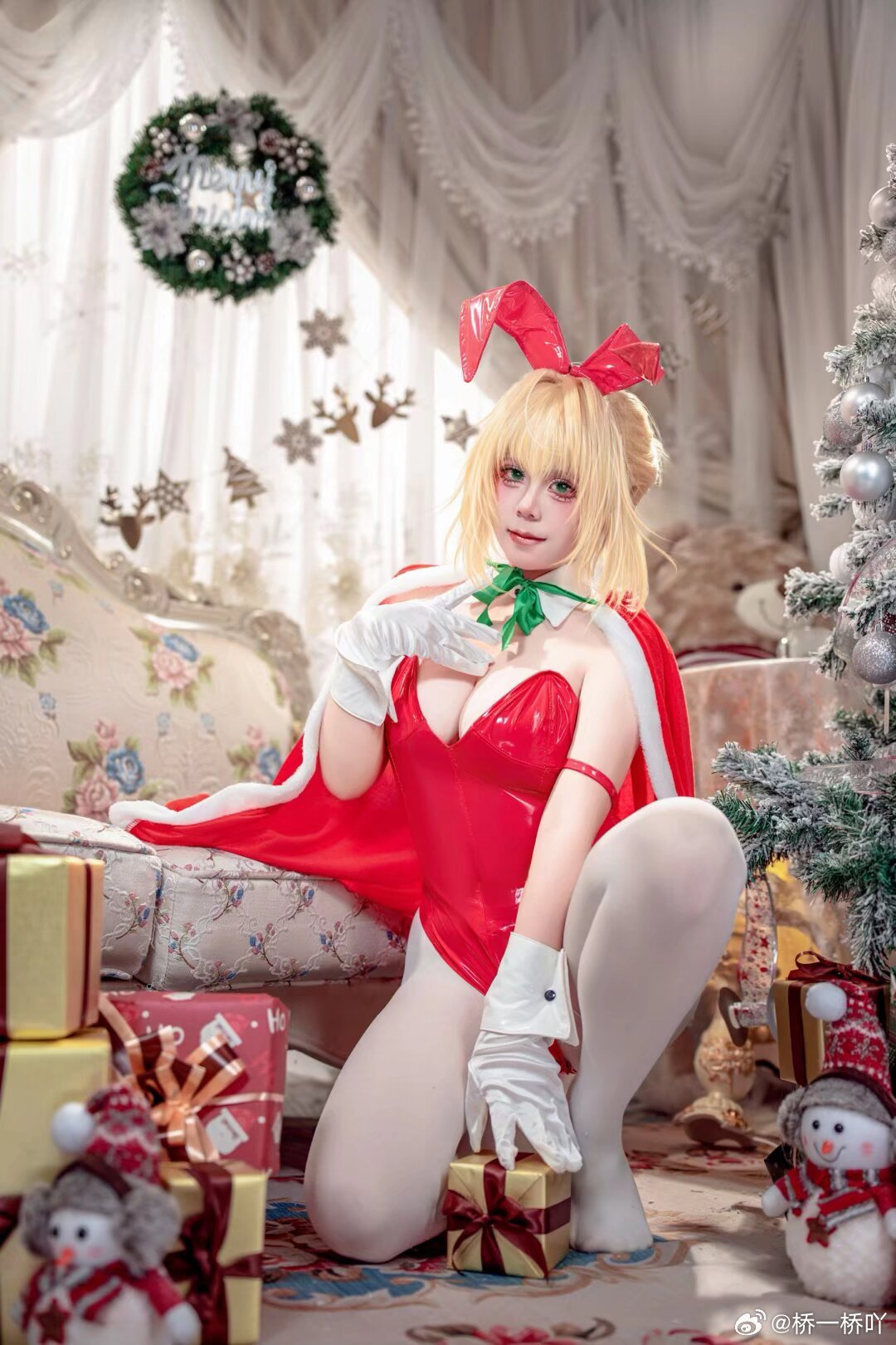 cosplay FGO 尼禄·圣诞@桥一桥吖-阿呆博客