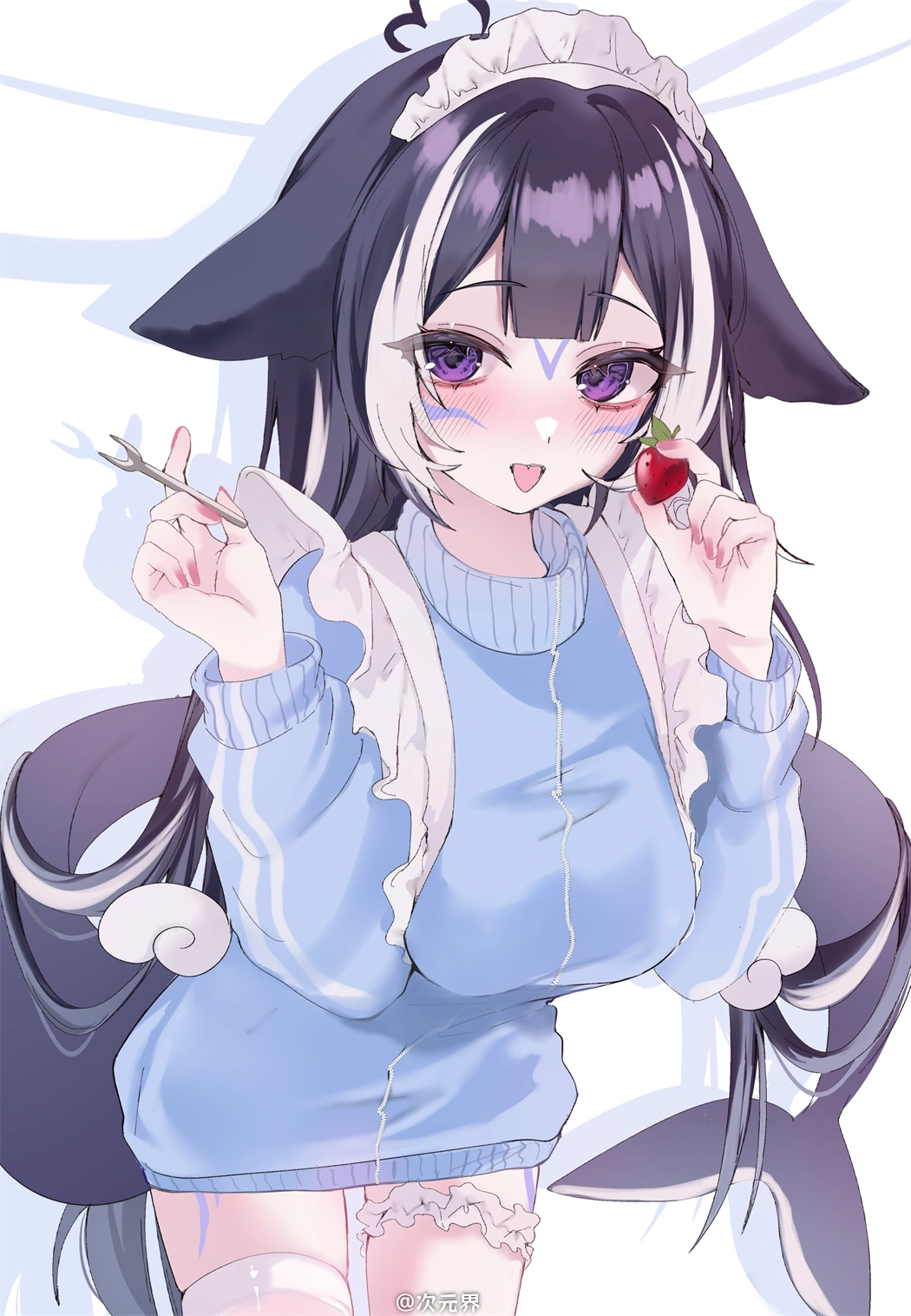 【插画美图】 蔚蓝档案 才羽モモイ 桐生桔梗 原神 刻晴 鸣潮 千咲 动漫壁纸推荐-阿呆博客