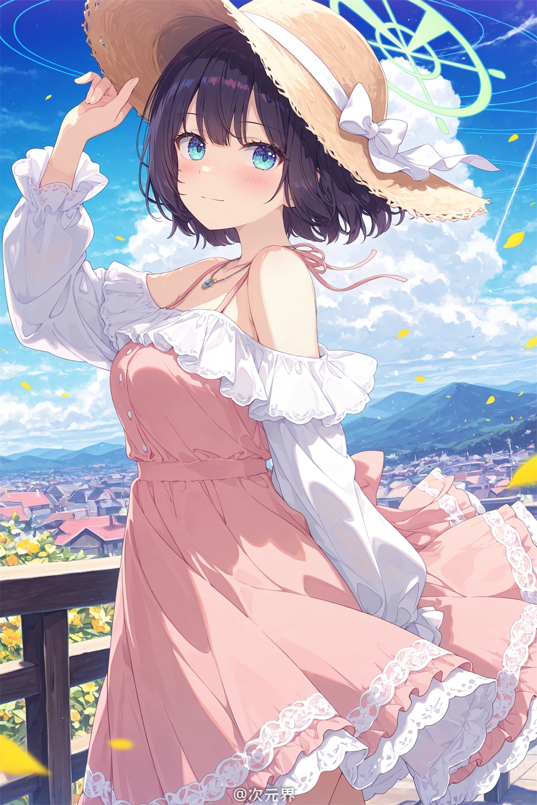 【插画美图】绝区零 照 草帽连衣裙少女 小鸟游星野 鸣潮 菲比 动漫壁纸推荐-阿呆博客