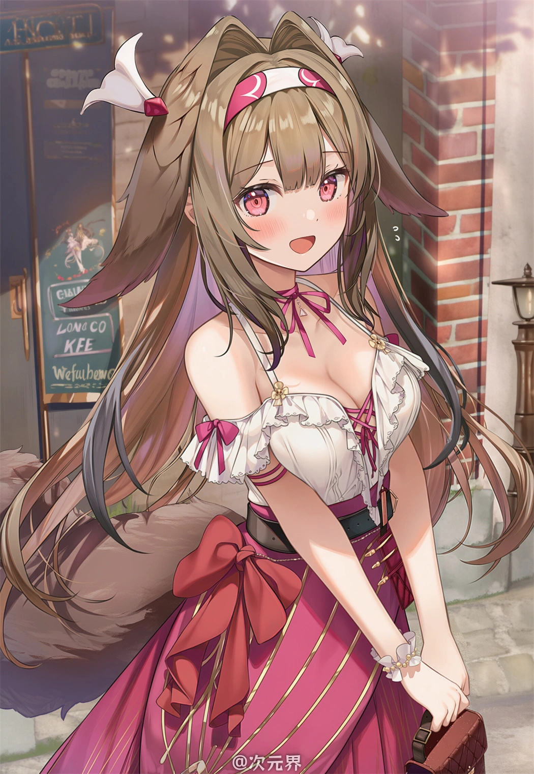 【插画美图】原神 蕾奇诺 虚拟主播 鸣潮 千咲 学园偶像大师 藤田ことね 动漫壁纸推荐-阿呆博客