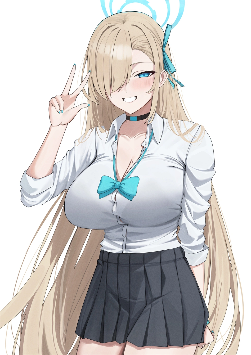【插画美图】蔚蓝档案 明日奈 白银城 侦探 虚拟主播 天音彼方 鸣潮 琳奈 动漫壁纸推荐-阿呆博客
