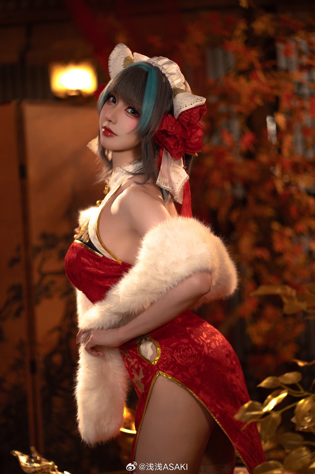COSPLAY 晚上吃这个会不会太奢侈了 碧蓝航线 柴郡 @浅浅ASAKI-阿呆博客