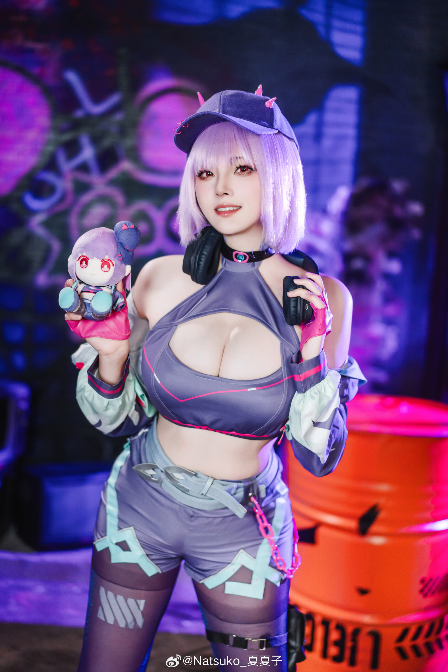 cosplay 小恶魔感十足的茜超可爱捏!!@Natsuko_夏夏子-阿呆博客